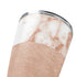White Rose Gold Marble Yeti 20oz Tumbler Skin