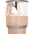 White Rose Gold Marble Yeti 30oz Rambler Tumbler Skin