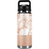 White Rose Gold Marble YETI Rambler 26oz Bottle Skin
