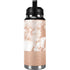 White Rose Gold Marble YETI Rambler 36oz Bottle Skin