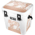 White Rose Gold Marble YETI Roadie 24 Hard Cooler Skin