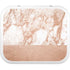 White Rose Gold Marble YETI Roadie 24 Hard Cooler Skin