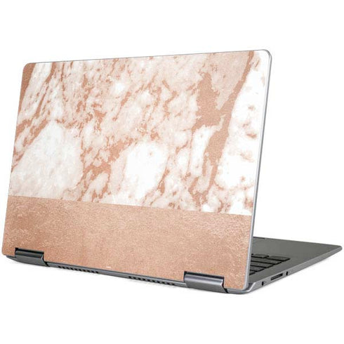 White Rose Gold Marble Yoga 710 14in Skin