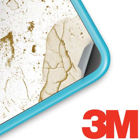 White Scattered Marble Nintendo 2DS XL (2017) Skin