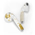 White Scattered Marble Apple AirPods 2 Skin