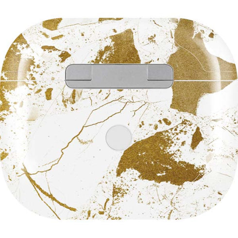 White Scattered Marble Apple AirPods (3rd Gen 2021) Skin