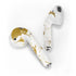 White Scattered Marble Apple AirPods Skin
