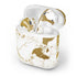 White Scattered Marble Apple AirPods Skin