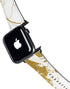 White Scattered Marble Apple Watch Band 42-44mm