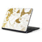 White Scattered Marble Samsung Chromebook Skin