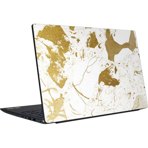 White Scattered Marble Dell Vostro Skin