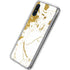 White Scattered Marble Galaxy A10e Clear Case