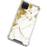 White Scattered Marble Galaxy A12 Clear Case