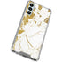 White Scattered Marble Galaxy A14 5G Clear Case