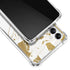 White Scattered Marble Galaxy A14 5G Clear Case