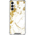 White Scattered Marble Galaxy A15 5G Clear Case