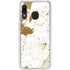White Scattered Marble Galaxy A20 Clear Case