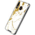 White Scattered Marble Galaxy A30 Clear Case