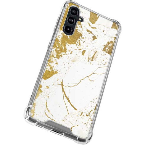 White Scattered Marble Galaxy A54 5G Clear Case