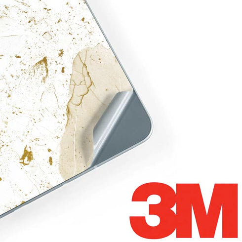 White Scattered Marble Galaxy Book 12in Skin