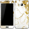 White Scattered Marble Galaxy J3 Skin