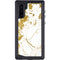 White Scattered Marble Galaxy Note 10 Waterproof Case