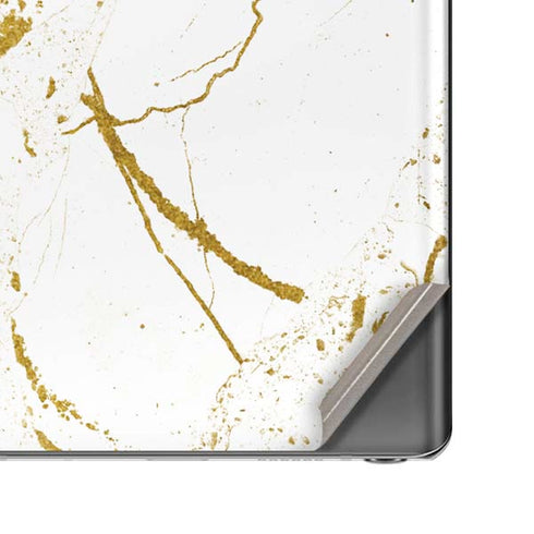 White Scattered Marble Galaxy Note20 5G Skin