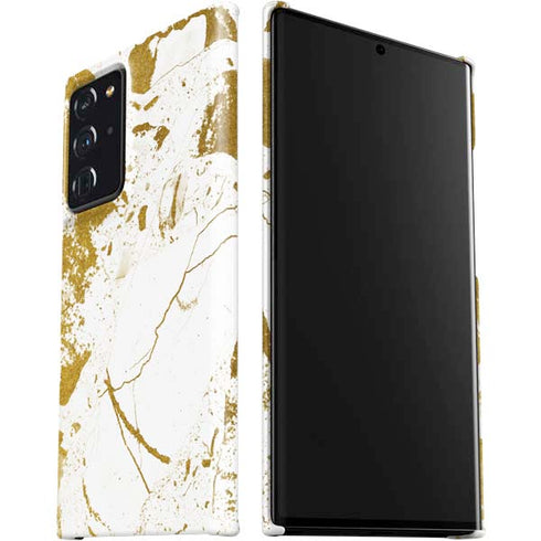 White Scattered Marble Galaxy Note20 Ultra 5G Lite Case