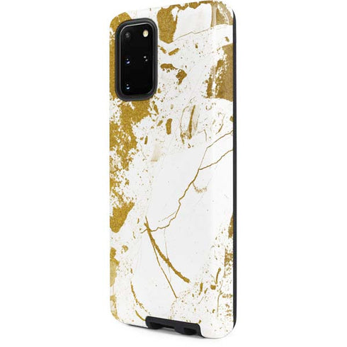 White Scattered Marble Galaxy S20 Plus Pro Case