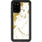 White Scattered Marble Galaxy S20 Plus Waterproof Case
