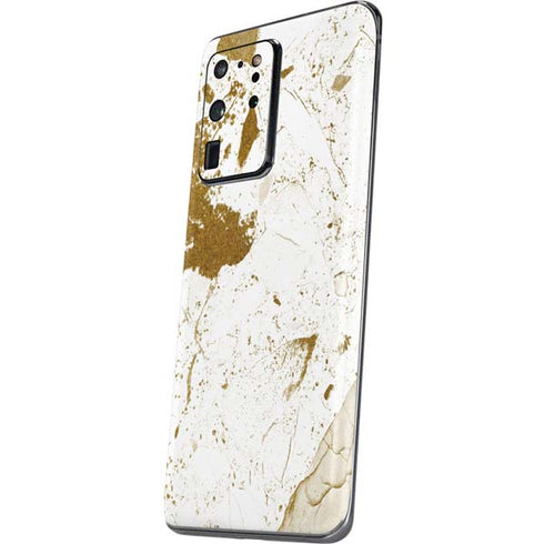 White Scattered Marble Galaxy S20 Ultra 5G Skin