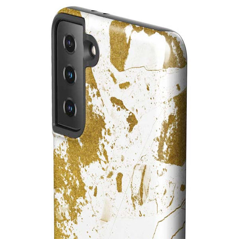 White Scattered Marble Galaxy S21 Plus 5G Pro Case