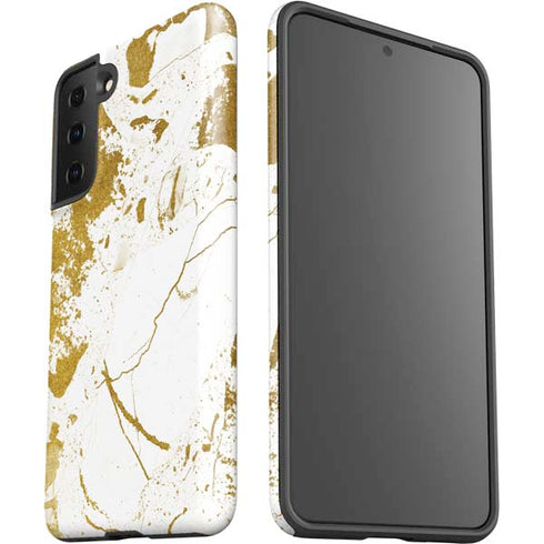 White Scattered Marble Galaxy S21 Plus 5G Pro Case