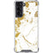 White Scattered Marble Galaxy S22 Clear Case