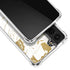 White Scattered Marble Galaxy S22 Clear Case