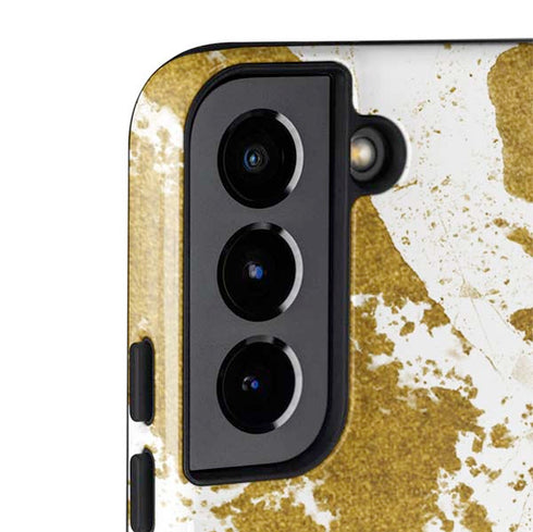 White Scattered Marble Galaxy S22 Plus Pro Case