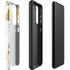 White Scattered Marble Galaxy S22 Pro Case