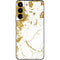 White Scattered Marble Galaxy S22 Skin