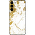 White Scattered Marble Galaxy S22 Skin