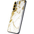 White Scattered Marble Galaxy S22 Skin