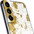 White Scattered Marble Galaxy S22 Skin