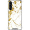 White Scattered Marble Galaxy S23 Plus Clear Case