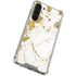 White Scattered Marble Galaxy S23 Plus Clear Case