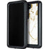 White Scattered Marble Galaxy S23 Plus Waterproof Case