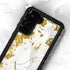 White Scattered Marble Galaxy S23 Plus Waterproof Case