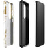 White Scattered Marble Galaxy S23 Pro Case