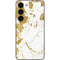 White Scattered Marble Galaxy S23 Skin