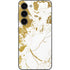 White Scattered Marble Galaxy S23 Skin