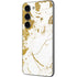 White Scattered Marble Galaxy S23 Skin