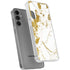 White Scattered Marble Galaxy S24 Plus Clear Case